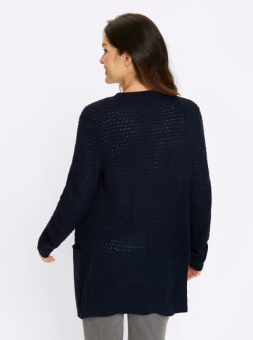 Sieh an! Longstrickjacke in marine