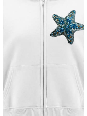 IZIA Women Hoodie in White