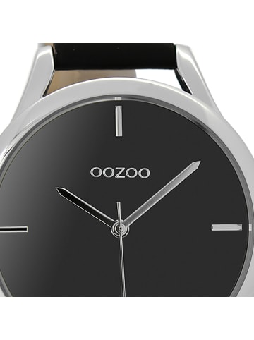 Oozoo Analog-Armbanduhr Oozoo Timepieces schwarz groß (ca. 40mm)