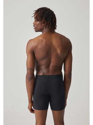 SNOCKS Lange Boxershorts aus Modal Schwarz 3 Stück