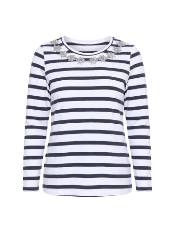 MIAMODA Langarmshirt in schneeweiß