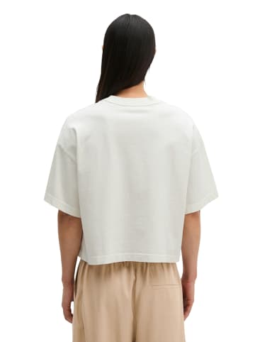 Marc O'Polo Print-T-Shirt loose in White Cotton