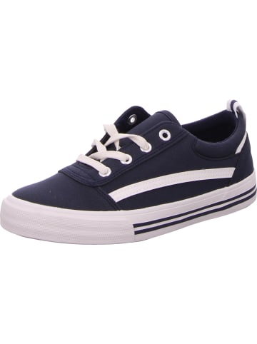 Indigo Schnürhalbschuh in blau