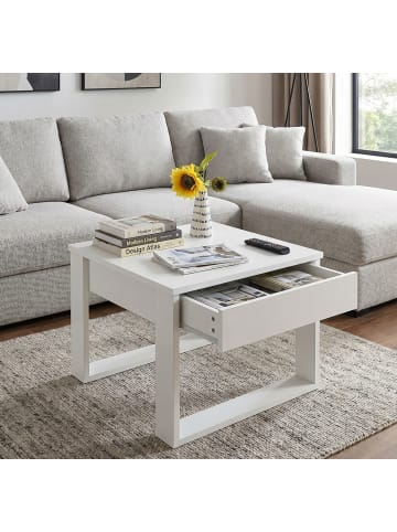 Feldmann-Wohnen Couchtisch Nea weiß 60 / 60 / 52cm