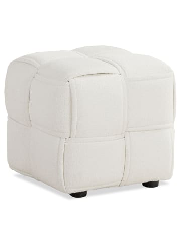 Homestyle4u Polsterhocker 46x41x46 in Beige
