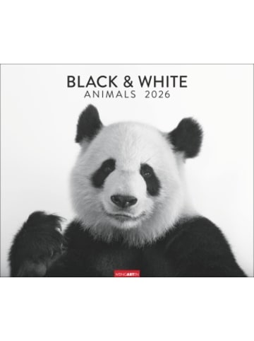Weingarten Kalender - Black & White Animals 2026