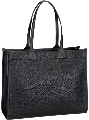 Karl Lagerfeld Shopper K/SKuare LG Tote Grainy in Black