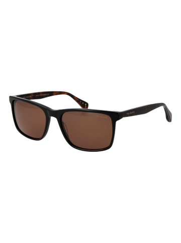 Ted Baker Sonnenbrille Rechtwinklig Schwarz