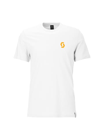 SCOTT T-Shirt Backprint in Weiß