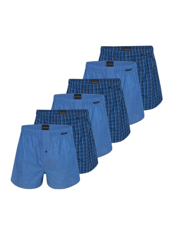 Schiesser Boxershorts Web in Royal Blue