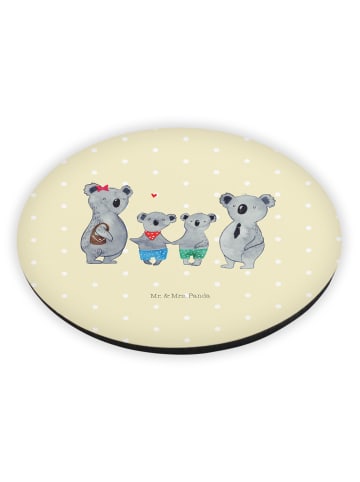 Mr. & Mrs. Panda Magnet Koala Familie zwei ohne Spruch in Gelb Pastell