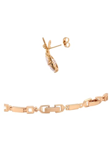 faina Women Jewelry Set in rose gold white