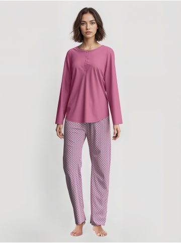 Calida Pyjama in red violet