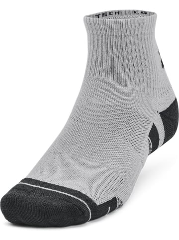 Under Armour Socke "UA Performance Tech 3Pk Qtr" in Grau