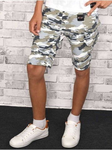 BEZLIT Cargo Shorts in Grau-Camouflage - Camouflage
