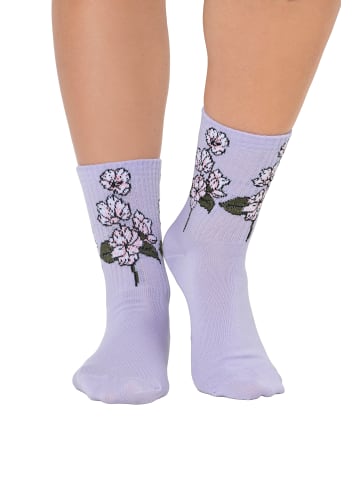 Ulla Popken Socken in malvenrosa