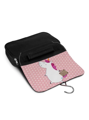 Mr. & Mrs. Panda Beautycase Einhorn Koffer ohne Spruch in Rot Pastell