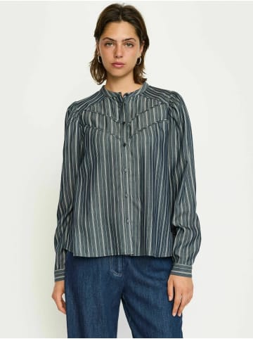 Soft Rebels Hemd SRCharlotte in 874 Total Eclipse Stripe