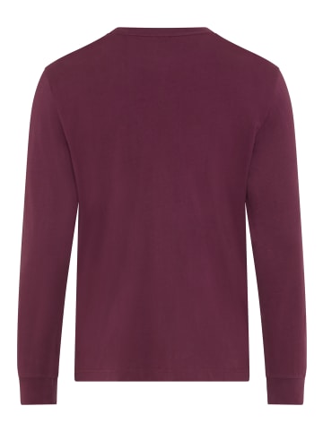 Delmao Rundhalsshirt in pflaume