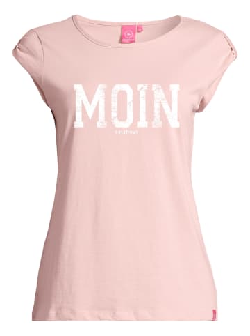 Salzhaut Rundhals T-Shirt für Damen in weiß