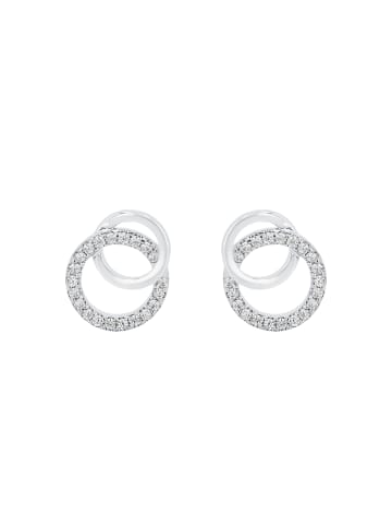 Amor Ohrstecker Silber 925, rhodiniert in Silber