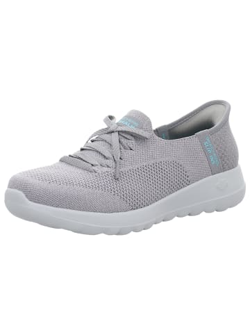 Skechers Sportlicher Slipper in grau