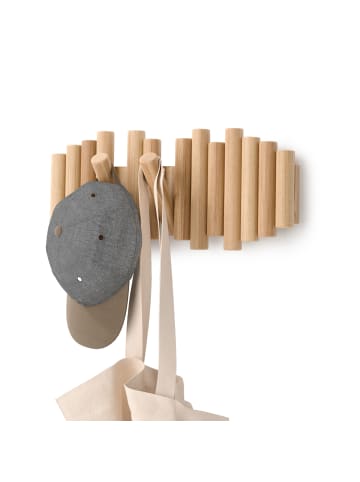 umbra Garderobenleiste Picket 38 x 17 x 4cm in hellbraun