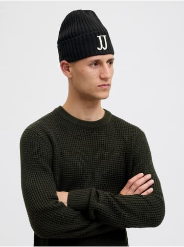 Jack & Jones Strickmütze in Black