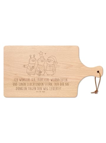 Mr. & Mrs. Panda Schneidebrett Winterzeit Heilige drei Könige mi... in Transparent