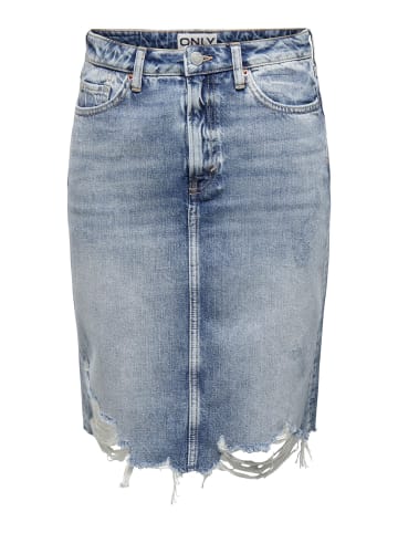 ONLY Jeansrock in Medium Blue Denim