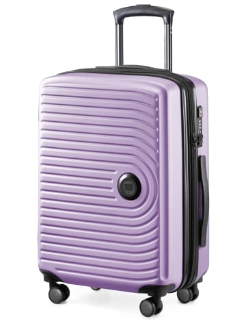 Hauptstadtkoffer Mitte - Kofferset 3 Trolleys Erweiterung Hartschale Gepäck-Set in Flieder
