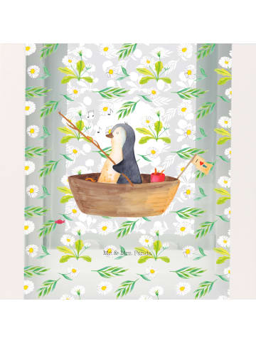 Mr. & Mrs. Panda Windlicht Pinguin Angelboot ohne Spruch in Transparent