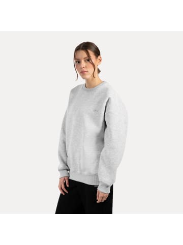 SMILODOX Sweatshirt Riven in Grau Melange
