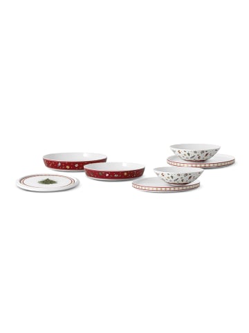 Villeroy & Boch La Boule Dinner-Set Toy's Delight rot in rot