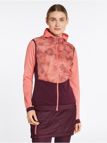 Ziener Weste NANJA in pink stripe print