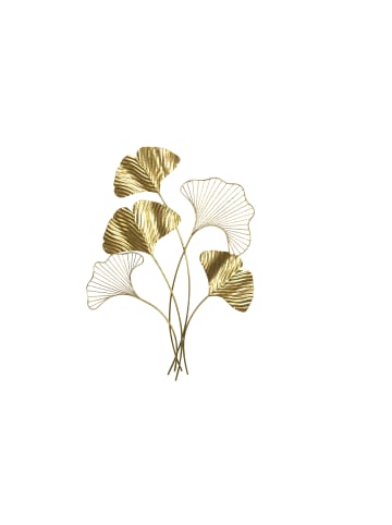 möbel-direkt Wanddekoration Ginkgo in gold