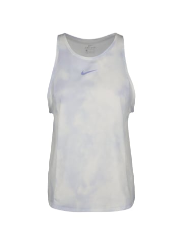 Nike Performance Tanktop Icon Clash City Sleek in weiß / hellblau