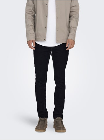 ONLY & SONS Normal geschnitten jeans in Dark Blue Denim