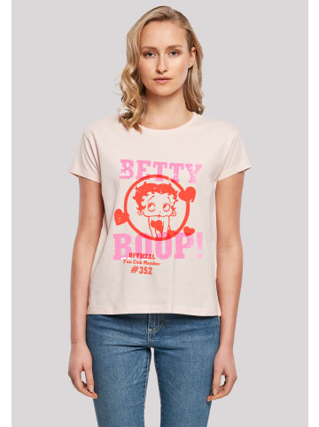 F4NT4STIC Box Tee Betty Boop Official Fan Club Member in pink