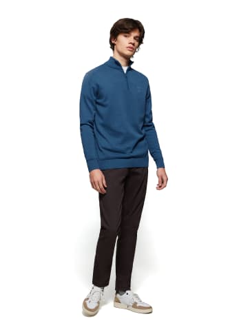 Polo Club Pullover in Denimblau