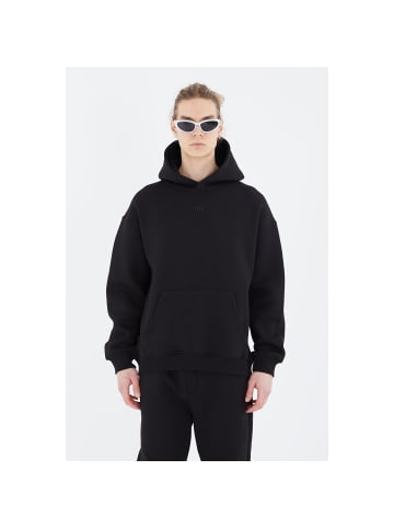 Megaman Oversize Fit Basic Hoodie in Schwarz