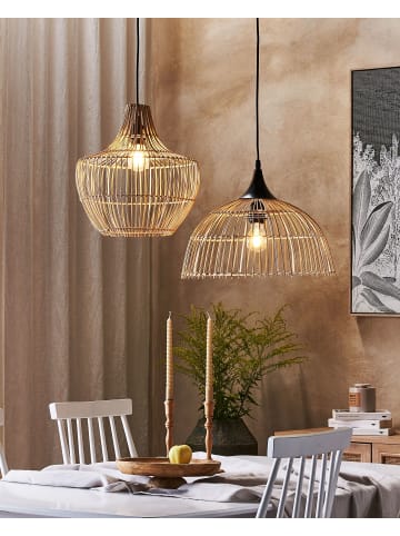 Beliani Pendelleuchten BARARIS in Braun - (W) 40 x (H) 20 x (L) 40 cm