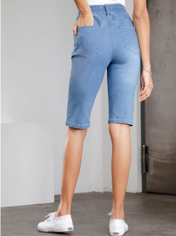 Sieh an! Jeans-Bermudas in blue-bleached