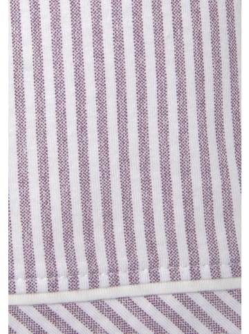 s.Oliver Pyjamashorts in bordeaux-gestreift