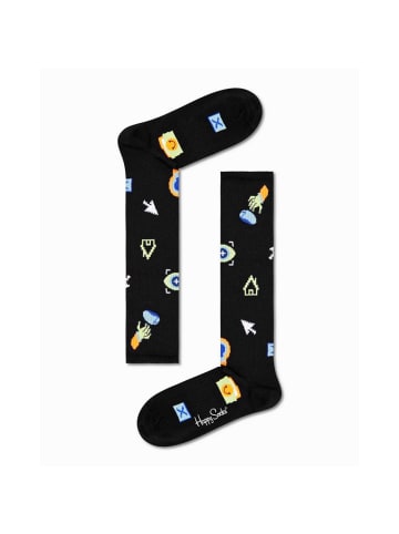 Happy Socks Schwarz Baumwolle Socken