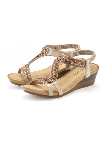 Vivance by Lascana Sandalette in goldfarben