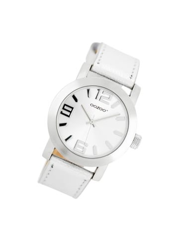 Oozoo Analog-Armbanduhr Oozoo JR silber mittel (ca. 38mm)