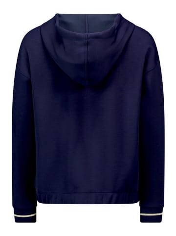 Betty Barclay Sweatshirt mit Kapuze in Patch Dark Blue/Beige