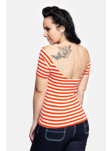 Queen Kerosin Queen Kerosin U-Boot T-Shirt in rot