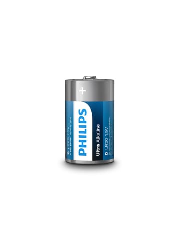 Philips Philips Battery Ultra Alkaline 2 Stück 1,5V 2pc Phil-LR20E2B/10